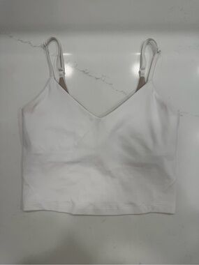 Lululemon align White V-Neck Tank Top